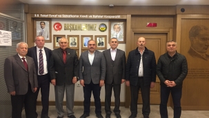 Eski Bakanlarımızdan Ali Şevki Erek Kooperatifimizi Ziyaret Etti.
