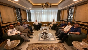 Tesob Bşk. Fehmi Çankaya ve Marangozlar Odası Bşk. Hüseyin Güven'den Hayırlı Olsun Ziyareti