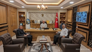 Tokat Ayakkabıcılar Odası Bşk. Ahmet Tarık Altuntaş ve Başkan Vekili Hasan Doğan'dan Hayırlı Olsun Ziyareti