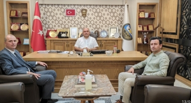 HALKBANK MÜDÜRÜMÜZ KANDEMİR'DEN ZİYARET