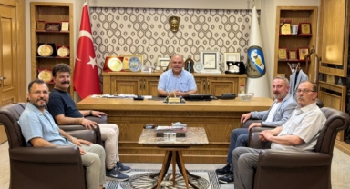 KUAFÖRLER ODASI BAŞKANI HANLI'DAN ZİYARET
