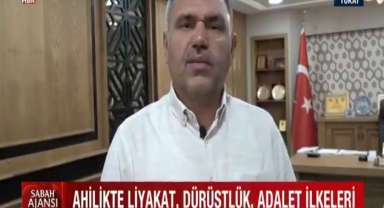 Başkanımız Ahmet Hamdi Aydoğan A Haber Ekranlarında Ahilik Kültürünü Anlattı.